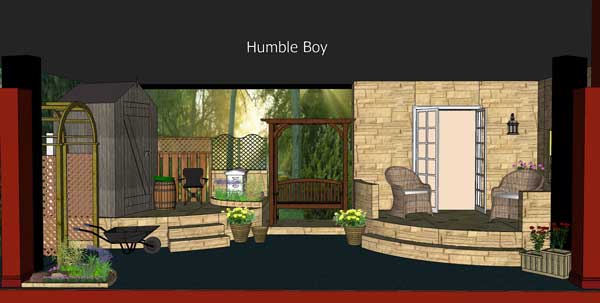 Humble Boy Initial Set Design